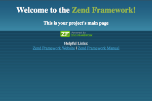 Konfigurasi Zend Framework